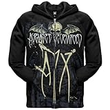 Avenged Sevenfold - Mens Deathbat Splatter Zip Hoodie