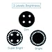 OMorc Patio Umbrella Light with 3 Level Brightness Wireless 28 LED Lights, 100 Lumen - Silver