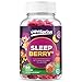 SleepBerry Melatonin Gummies for Kids - Natural Sleep Aid for Toddlers and Infants - Great Tasting Strawberry Flavor, 5mg