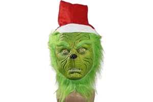 Beita Christmas Deluxe Latex Green Full Head Stole Christmas