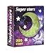 VOCOO Glow in the dark Star Stickers - 3D Glowing Super bright Stars, Perfect for children's bedroom or party decorations /Ceiling Decoration- Includes 200 Stars (Fluorescent color)