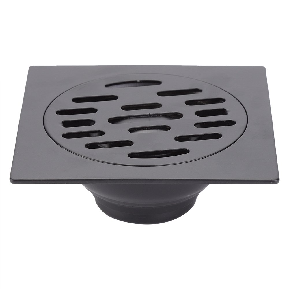 Square Bathroom Floor Drain, Thickened Stainless Steel Shower Deodorizing Waste Floor Drain Anti-odor Waste Grate Strainer for Bathroom Shower Room Toilet Laundry Garden