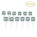 Hotsaleglobal 12pcs Bouquet Holders Bridal Bouquet Wedding Bouquet Holder Decoration Floral Foam Flower Handle