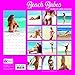2020 Wall Calendar - Beach Babes Calendar, 12 x 12 Inch Monthly View, 16-Month, Sexy Ladies Theme, Includes 180 Reminder Stickers