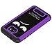 CoolPad Defiant Case, OEAGO [Shockproof] Hybrid Dual Layer Defender Protective Case Cover for CoolPad Defiant Phone/CoolPad 3632A - Don't Touch My Phone (Purple)