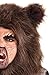 Fierce Werewolf Costume for Kids - Includes Plaid Shirt, Furry Headpiece & Shoe Covers - Classic Halloween Look M