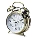 PEAKEEP 4 inches Twin Bell Alarm Clock with Backlight, Battery Operated Loud Alarm Clock (Bronze)
