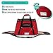 PetAmi Airline Approved Pet Carrier for Cat, Soft Sided Dog Carrier for Small Dogs, Cat Travel Supplies Accessories for Indoor Cats, Ventilated Pet Carrying Bag Medium Large Kitten Puppy, Small Red