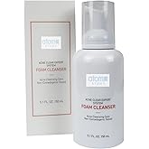 A.t.o.m.y Ac-ne Foam Cleanser 5.1 FL OZ. / 150ml - Korean Skincare Foaming Face Wash for Women - Ideal for Oily Skin - Moisture-Supporting Face Cleanser - Deep Cleansing, Makeup Removal, Gentle,