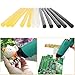 QLOUNI 12Pcs PDR Glue Sticks Hot Glue Sticks Auto Body Paintless Dent Removal Repair Tool Kits 11mm * 270mm (2 x Transparent + 5 x Black + 5 x Yellow)