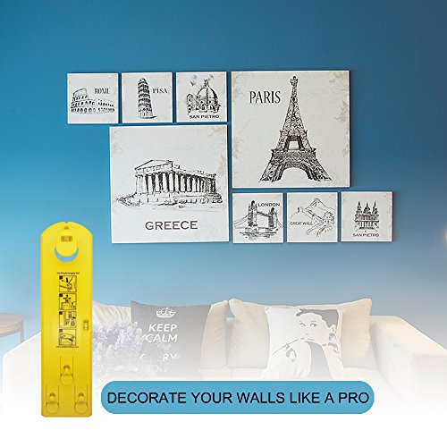 Picture Hanger, Picture hanging Tool, Frame Hanging Tool for Marking Position and Measuring the Suspension and Horizontal Wall of the Roof