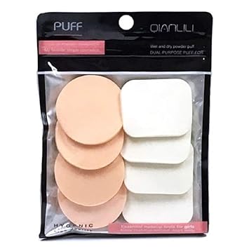 STORE77 Latex-Free Makeup Blender Sponges for Full Coverage Powder, Cream, Liquid Foundation Cosmetics, Durable, Disposable Beauty Foam Applicator Puffs for Sensitive and Normal Skin (Random Colour)