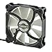 Phanteks 500-1500RPM, PWM Frame/Blades, 12025, 120mm Case Fan Retail Cooling PH-F120XP_BK Black/White
