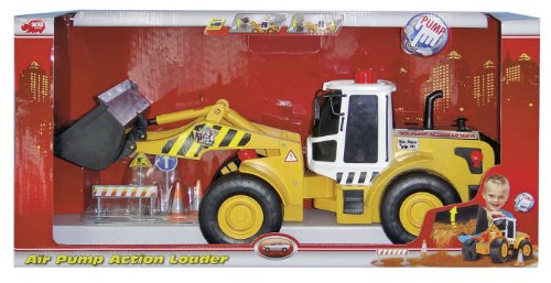 Dickie Spielzeug 203415780 - Pump Action Loader, Freilauf, 54 cm, gelb – Bild 5