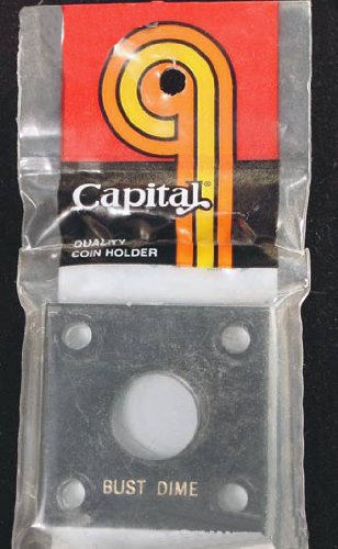Capital Plastics 2x2 Holder - BUST DIME in Black
