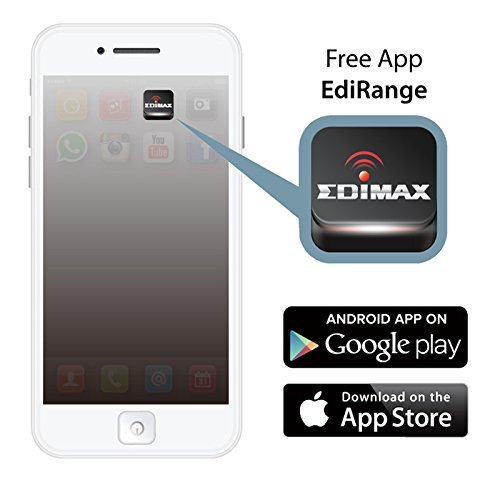 Edimax Smart AC750 Dual-Band Wi-Fi Extender (EW-7438AC) (Certified Refurbished)