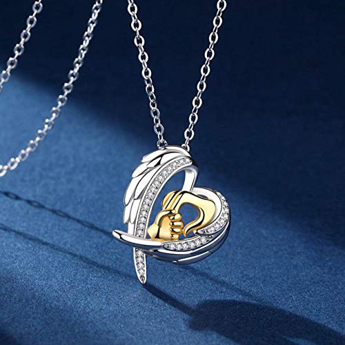 wSelio Dainty Initial Necklaces for Women, Fine Jewelry Birthstone Necklaces for Mom Anniversary Birthday Gifts for Girls Her(F-Gold)