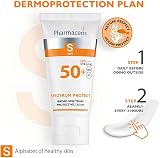 Pharmaceris S Spectrum Protect Broad Spectrum Sun Cream SPF50+ 50ml UVA UVB view 6