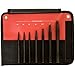 Mayhew Tools 60007 Center Punch, 7-Piece Set, Black Oxide Finish