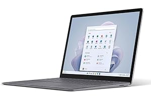Microsoft Surface Laptop 5: 13" Touchscreen Laptop (Intel Core i5/8GB RAM/256GB SSD/Windows 11 Home) Platinum (Renewed)