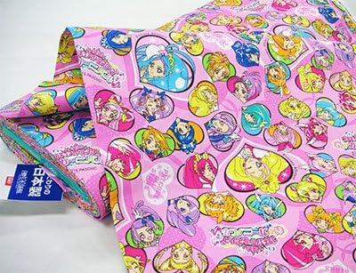 Amazon プリキュアオールスターズ オックスプリント 布 生地 通販