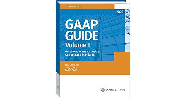 Gaap Guide 2020 Williams Jan R 9780808047896 Amazon Com Books