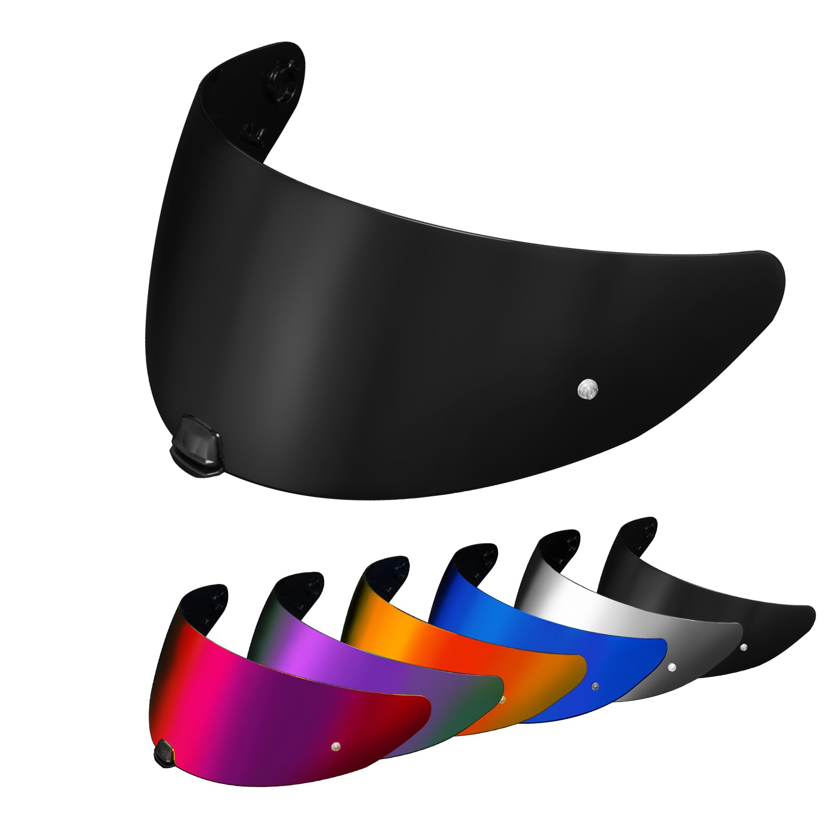 Photo 1 of (USED/FAIR) PSLER i10 HJ-31 i70 Visor- i10 Helmet Visor HJ 31Helmet Face Shield motorcycle Shield Accessories Replacement for i10 HJ-31 i70,Dark Black