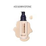 QIBEST Makeup Pro-Matte Liquid Longwear Foundation Face Primer, WARM STONE, 1 fl