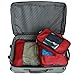 TravelWise Packing Cubes - 3 Piece Set (Red)