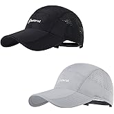Geyanuo Running Hat Outdoor Quick Drying Baseball Cap Mesh Cool Workout Cap for Women and Men