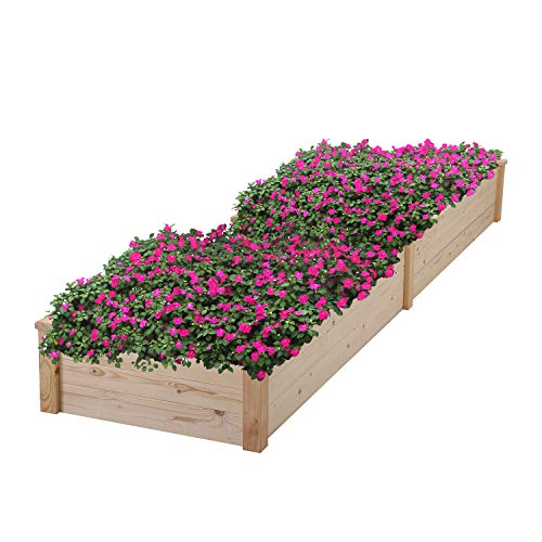 HYD-Parts Garden Bed Kit Planter Box for Vegetables Fruits Herb Grow, Planter Raised Beds (023)