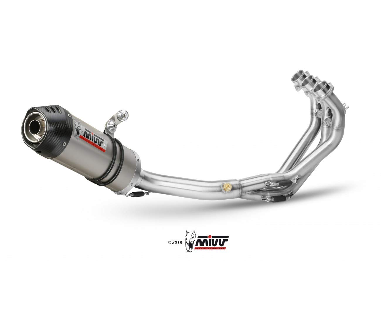 Sportbike with Blue Tip Coffman’s Full Exhaust System for Yamaha R1