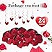 Valentines Day Decorations, Valentine Hanging Heart Swirl Decoration for Ceiling - Great for Anniversary, Wedding, Birthday, Bridal Shower, Bachelorette Party