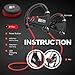[Upgraded 2020] Sport Bluetooth Headphones w/12+ Hours Battery - Professional Wireless Sport Earphones w/Mic - IPX7 Waterproof Deep Bass Music in-Ear Earbuds for Gym Running Workout for Men, Women
