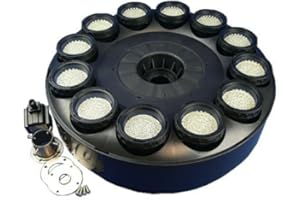 WXAUTK 720 LED Floating High Power Fountain Pump and Light Ring, RGB Color Changing