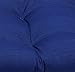 Pillow Perfect Fresco Solid Indoor/Outdoor Wicker Patio Sofa/Swing Cushion Tufted, Weather and Fade Resistant, 19