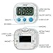 Digital Kitchen Timer, Magnetic Backing & Standing & Hanging for Placement, 2 PCS Pack Kitchen Clock Set for Cooking Baking Sports Games Office Facial, Big Digits Loud Alarm Minute Second Countdown