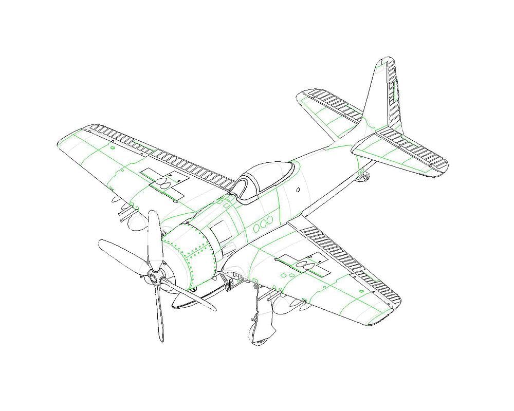 Hobbyboss 1:72 - F8F-2 Bearcat