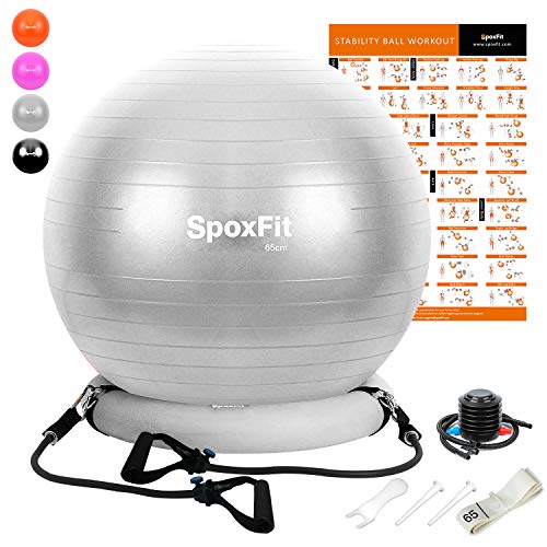 exercise ball and resistance bands