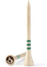 Green Swing 70mm Bamboo Golf Tees 30pcs Natural Biodegradable view 2