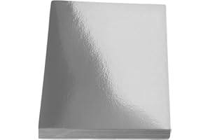 A LITTLE EXTRA CO Silver Metalic Paper - 60 Sheet Pack (8.5"x11")