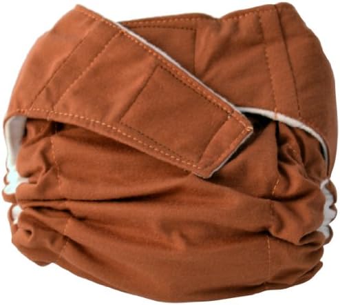 Cuteybaby All in One Modern Cloth Diaper, Solid Chocolate, Infant