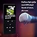 FecPecu Portable 8GB MP3 Player, Expandable Up To 64GB, Black