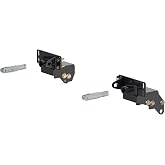 CURT 70137 Custom Tow Bar Base Plate Brackets for Dinghy Towing, Compatible with Select F-250