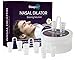 Stop snoring solution By SleepEZzzz® - NEW 2018 Upgraded Design Snore Stopper - Snoring DeviceThat Works - Instant Snore relief - Perfect For Home Or Travel - 4 Pairs - 4 sizes