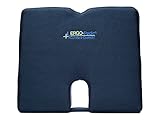 Sacral Wedge Seat Cushion, FIRM, LARGE, Orthopedic Memory Foam Drivers Seat Pillow, NOT for small cars w/bucket seats