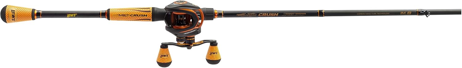 lews mach crush speed spool combo mc1sh70mh mach crush slp baitcast combo mc1sh70mh
