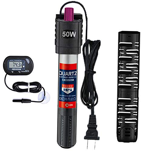 50W Aquarium Heater Submersible Fish Tank Heater with Protective Sleeve & Suction Cup,Explosion-Proof and Auto Thermostat - Thumbnail 6