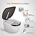 Ultrasonic Jewelry Cleaner with 5 Digital Timers, Powerful 43KHz Efficient Cleaning for Rings Retainers Watches Eyeglasses Dentures, 25 Ounces Large Capacity