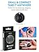 Premium HD Bluetooth Selfie Remote Control Camera Shutter for iPhone, Samsung Galaxy, Android, iPad, iPod, Tablets - Amazing Selfie Clicker for Photos, Videos, 30ft Range (Charcoal)